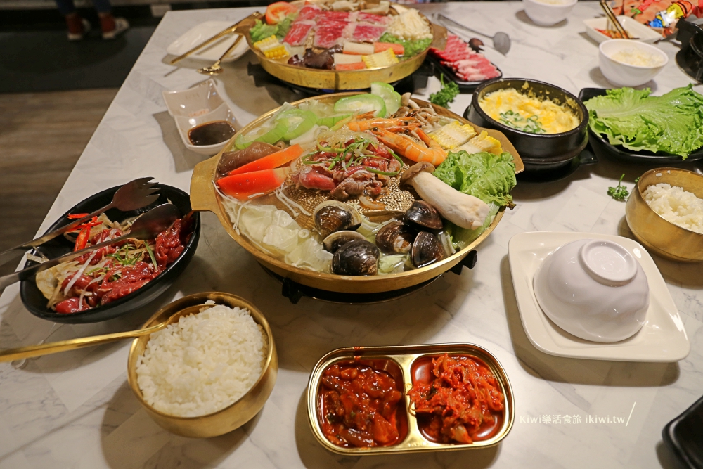 台中韓式料理｜銀鉤鍋物銅盤烤肉，韓式銅板烤肉，台中美食推薦近逢甲夜市