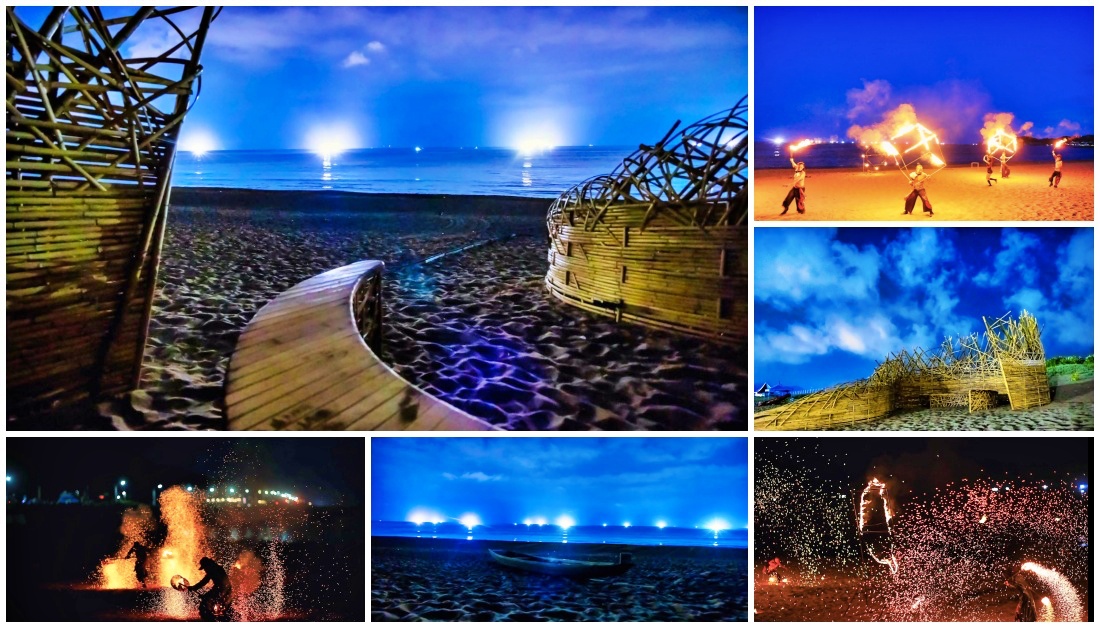 北海岸景點夏夜裡的光影藝術盛典北海潮與火｜朱銘美術館引領旅人們走入北海岸小旅行GO！