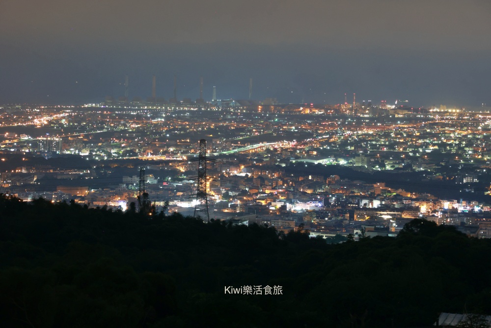 台中望景咖啡｜沙鹿夜景景觀餐廳，看海線夜景超迷人，近台中都會公園、台中東海商圈