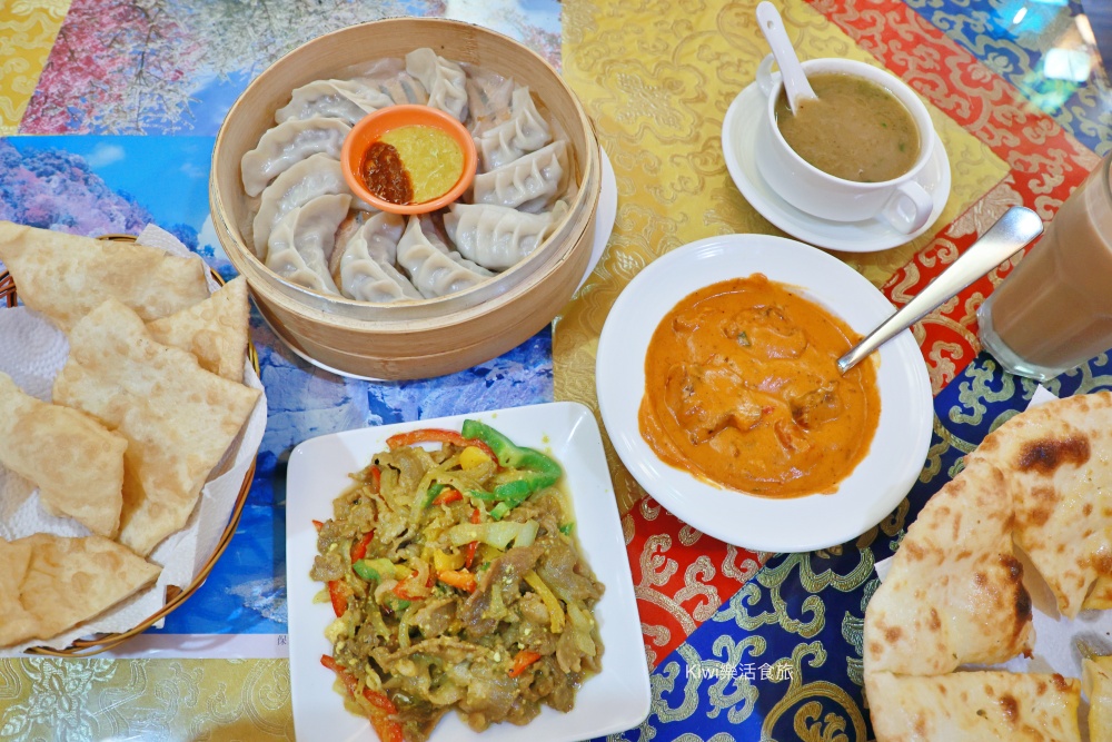 台中西區POTALA布達拉西藏館.台中美術館西藏料理咖哩料理超濃郁.美術館印度料理推薦藏式白乾酪香炒牛.饃饃(蒸餃).kiwi樂活食旅部落客推薦台中西區美食