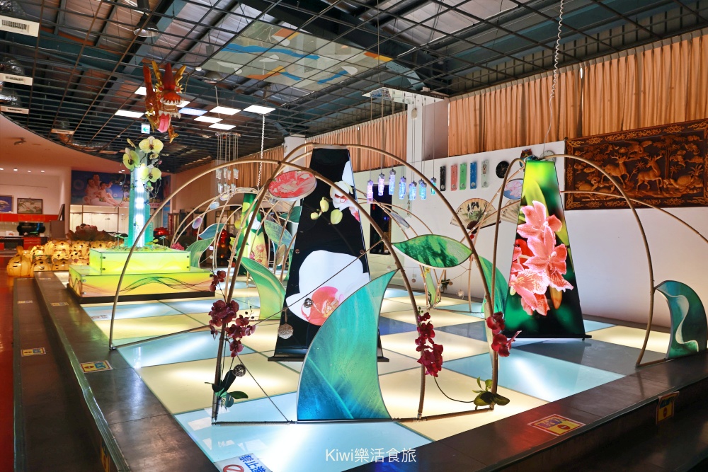 kiwi樂活食旅推薦鹿港景點台灣玻璃館.玻璃媽祖廟.鹿港玻璃工廠免門票觀光工廠.全台唯一玻璃媽祖廟.彰濱工業區裡景點