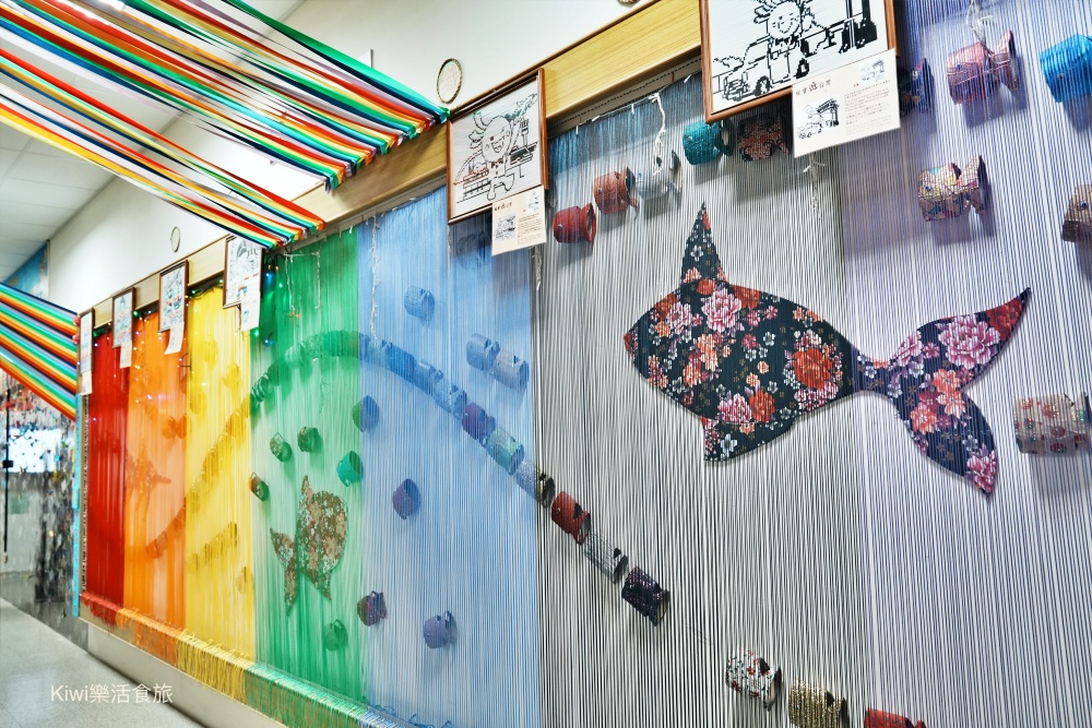 kiwi樂活食旅部落客推薦彰化鹿港緞帶王觀光工廠.彰化免費景點親子體驗DIY.夢幻緞帶隧道.童玩.互動專區.鹿港免費景點.鹿港美食