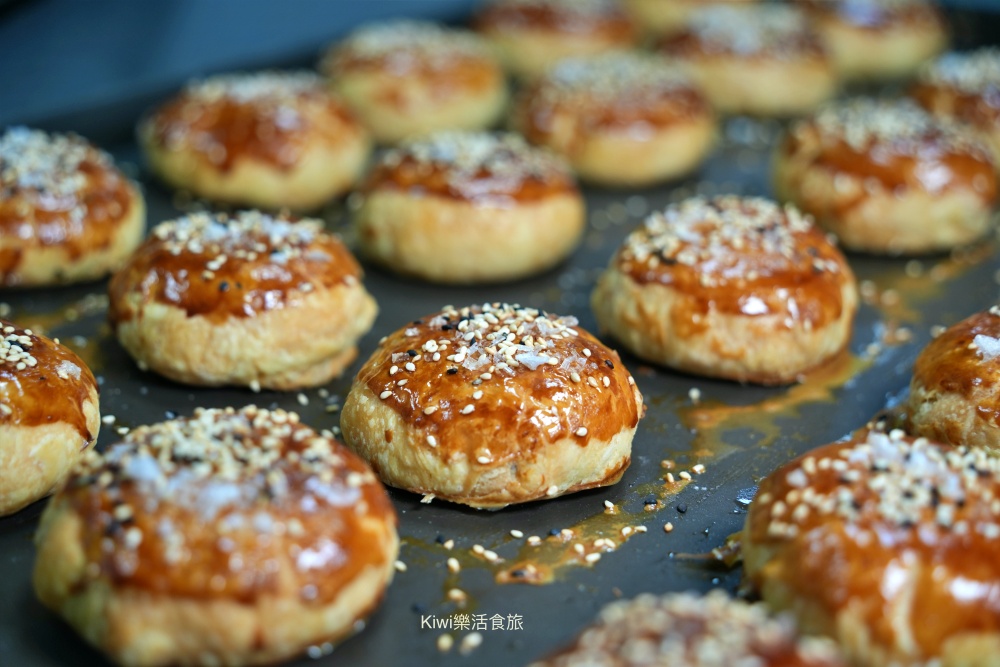 彰化田中橙義製研所｜黃金田燒餅、超強鹽之花蛋黃酥、潘納朵尼義大利水果麵包，吃過都豎起大拇指！南彰化扛霸子，彰化伴手禮推薦橙義，限量手工製作請儘早預約