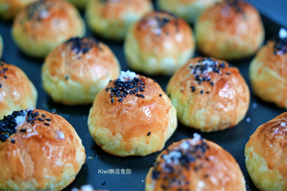 彰化田中橙義製研所｜黃金田燒餅、超強鹽之花蛋黃酥、潘納朵尼義大利水果麵包，吃過都豎起大拇指！南彰化扛霸子，彰化伴手禮推薦橙義，限量手工製作請儘早預約