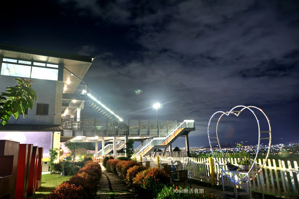 kiwi樂活食旅推薦南投東星屋景觀餐廳.南投市夜景餐廳.180度零死角.百萬夜景.南投美食.南投景點.南投旅遊.網美景點.景觀餐廳.南投市.約會聚餐
